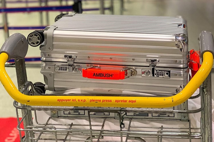 UPDATE:YOON と VERBAL が AMBUSH® x RIMOWA によるコラボスーツケースをお披露目