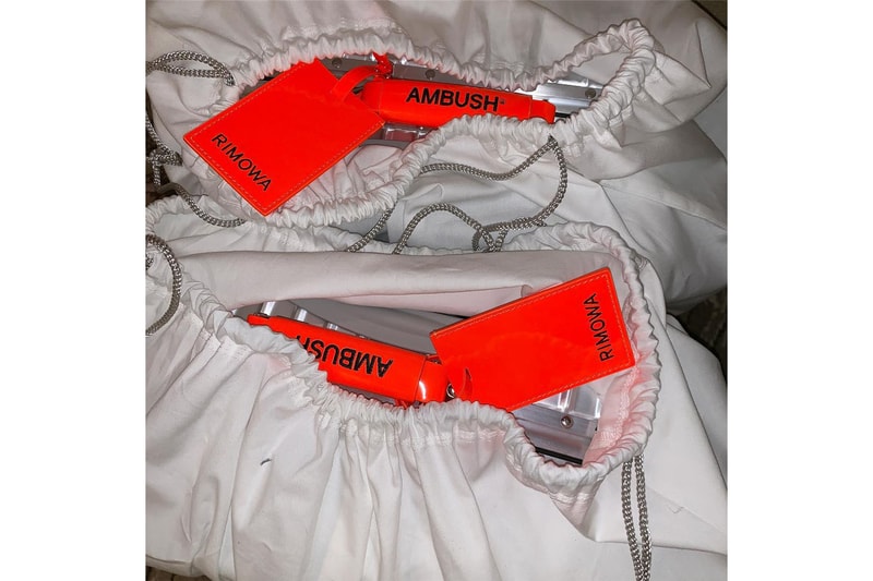 アンブッシュ x リモワ ユン バーバル YOON と VERBAL が AMBUSH® x RIMOWA によるコラボスーツケースをお披露目