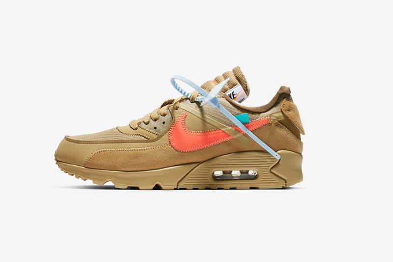 ナイキ スニーカー オフホワイト ヴァージル アブロー エア マックス airmax 90 the ten black cone white