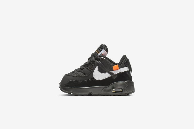 ナイキ スニーカー オフホワイト ヴァージル アブロー エア マックス airmax 90 the ten black cone white