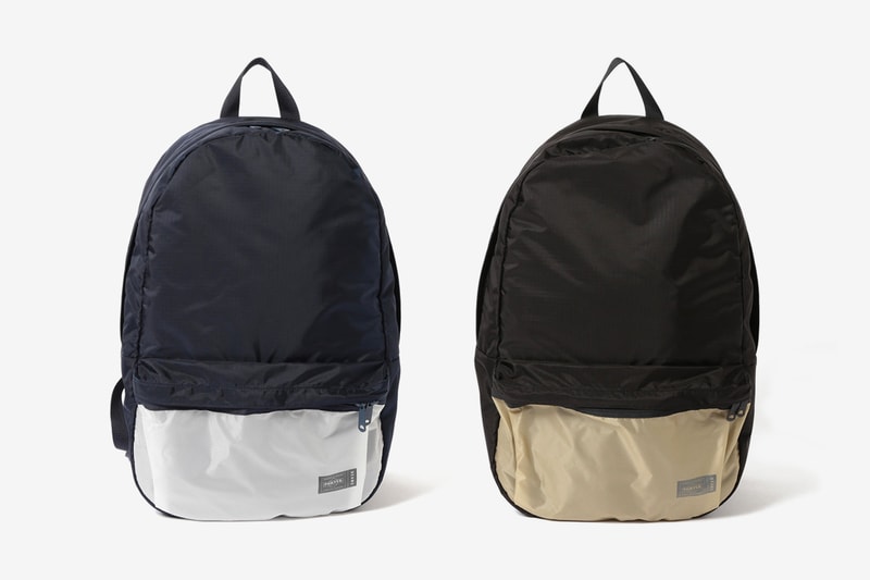 ビームス　ポーター　バッグ　コラボレーション　BEAMS Dons Porter Classics a Semi-Translucent Makeover helmet bag id holder daypack sacoche wallet black navy release drop date images price preorder info accessories bags