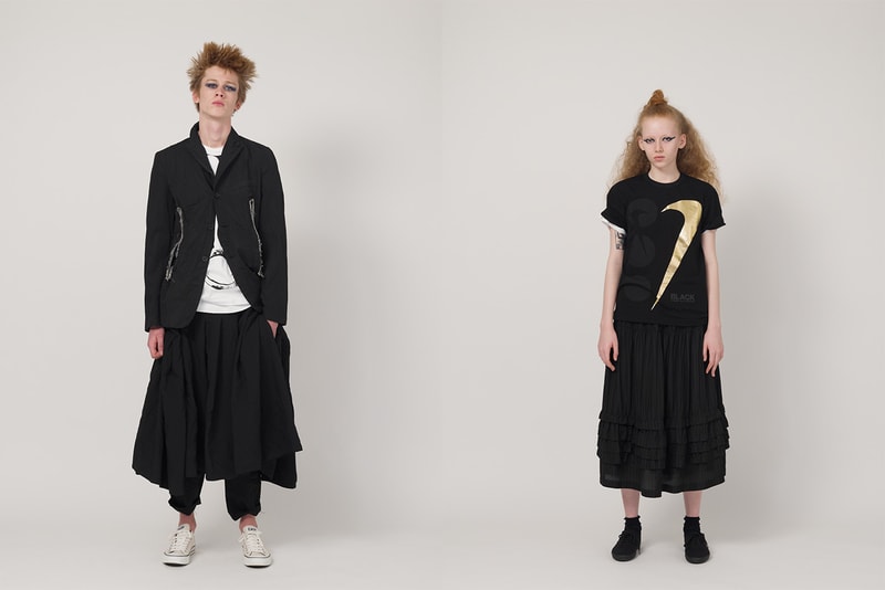 ブラック コム デ ギャルソン ナイキ　コラボレーション　春夏　コレクション BLACK COMME des GARÇONS SS19 Collection spring/summer rei kawakubo tailored shirting coach jacket shirts shorts blazers trousers suit t-shirts skirt patchwork nike collab 