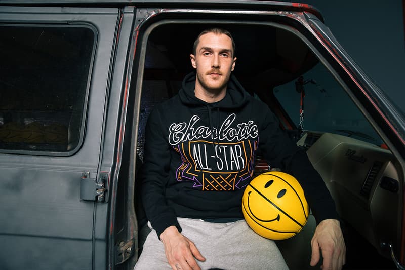 チャイナタウン マーケット プーマ オールスター Chinatown Market x Puma Hoops NBA All-Star weekend Collab collaboration puma lab footlocker exhibition pop-up charlotte t-shirts hoodies tote bags hats mad max van