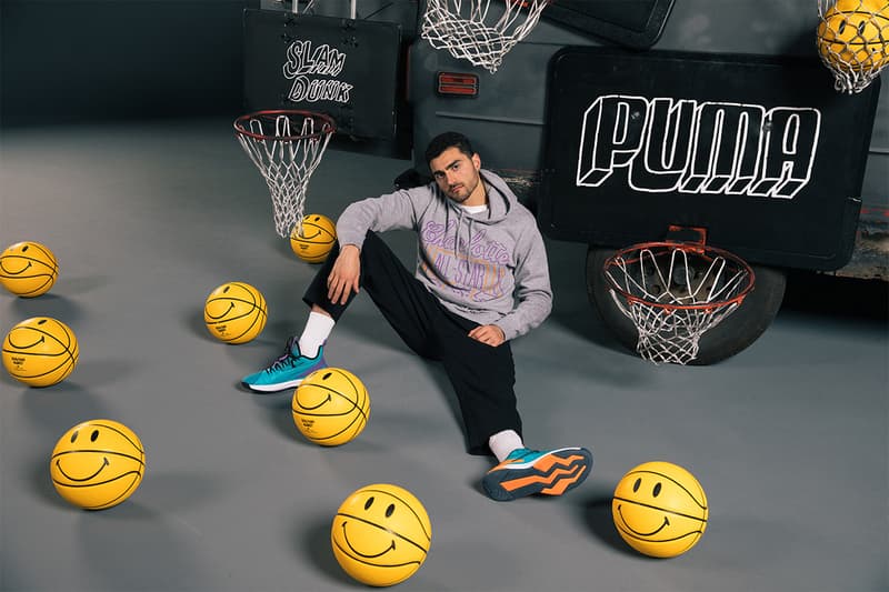 チャイナタウン マーケット プーマ オールスター Chinatown Market x Puma Hoops NBA All-Star weekend Collab collaboration puma lab footlocker exhibition pop-up charlotte t-shirts hoodies tote bags hats mad max van