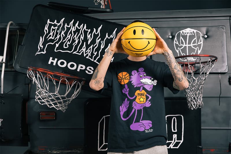 チャイナタウン マーケット プーマ オールスター Chinatown Market x Puma Hoops NBA All-Star weekend Collab collaboration puma lab footlocker exhibition pop-up charlotte t-shirts hoodies tote bags hats mad max van
