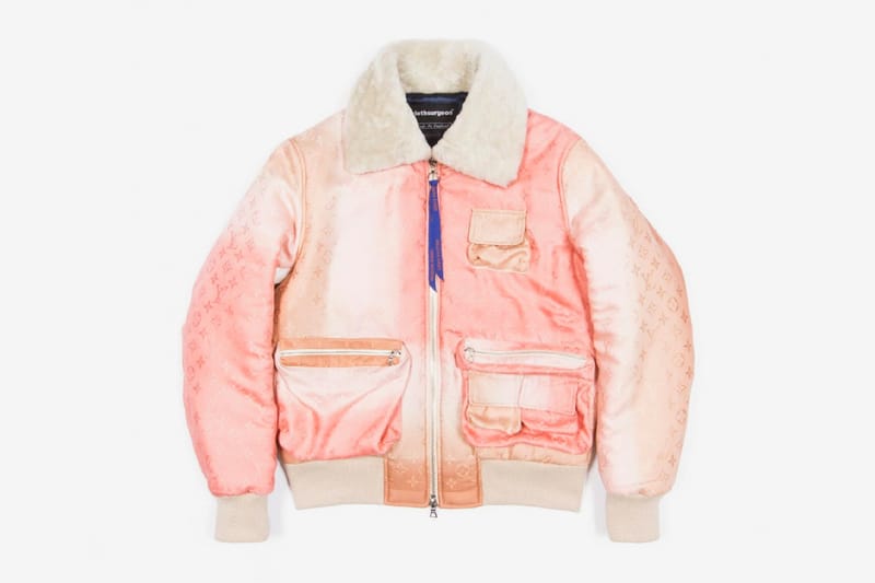 Clothsurgeon が Louis Vuitton のショールを素材として用いたカスタムボマージャケットを製作