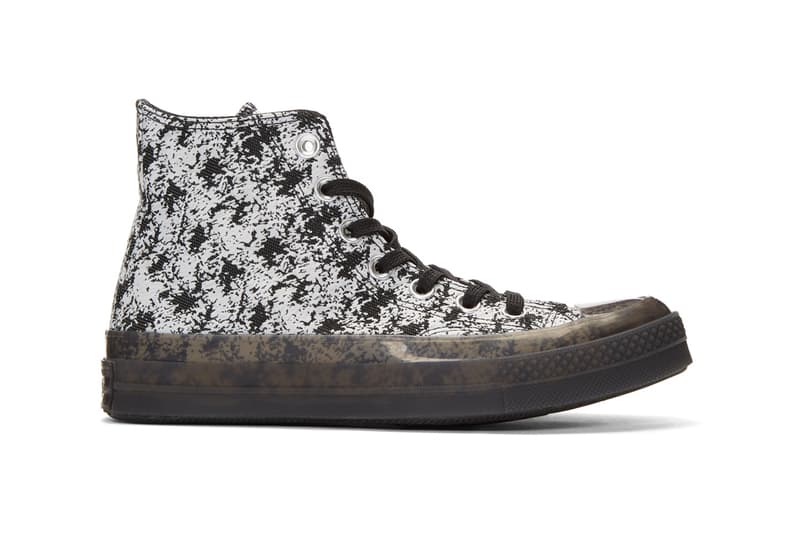 コンバース チャックテイラー スニーカー　半透明　シースルー　Converse SS19 Chuck Taylor All-Star 70s Hi Colorways translucent see through opaque midsoles pink red pattern plaid print color block