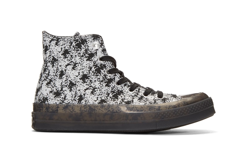 コンバース チャックテイラー スニーカー　半透明　シースルー　Converse SS19 Chuck Taylor All-Star 70s Hi Colorways translucent see through opaque midsoles pink red pattern plaid print color block