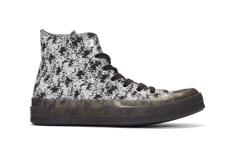 コンバース チャックテイラー スニーカー 半透明 シースルー Converse SS19 Chuck Taylor All-Star 70s Hi Colorways translucent see through opaque midsoles pink red pattern plaid print color block