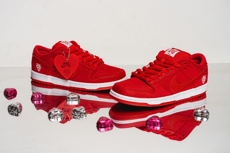 ナイキ SB ガールズドントクライ Girls Don't Cry Nike SB Dunk Low スケートボーディング VERDY ヴェルディ SNKRS 発売日 リリース オンライン 