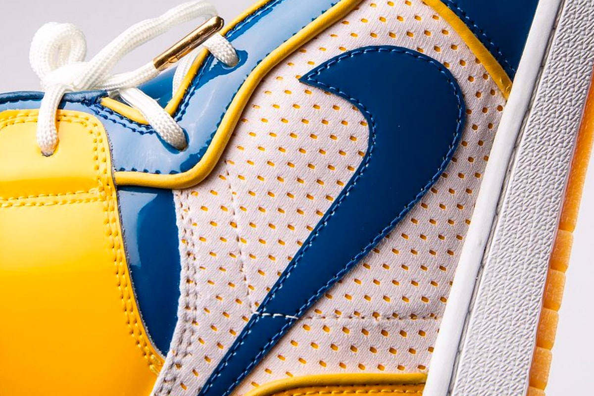 ウォリアーズ シューサージョン The Shoe Surgeon Golden State Warriors Nike Collaboration Teaser Air Jordan 1 Force Dunk Blue Gold Stephen Curry