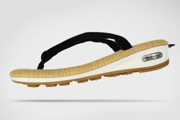 雪駄とスニーカーを掛け合わせた全く新たな履物 “unda-雲駄-” が誕生