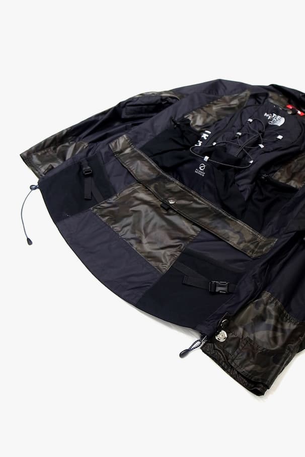 ジュンヤワタナベ コム・デ・ギャルソン　ザ・ノース・フェイス カリマー　Junya Watanabe The North Face Karrimor SS19 backpack jacket reversible overshirt coaches camouflage safety orange transformable coat