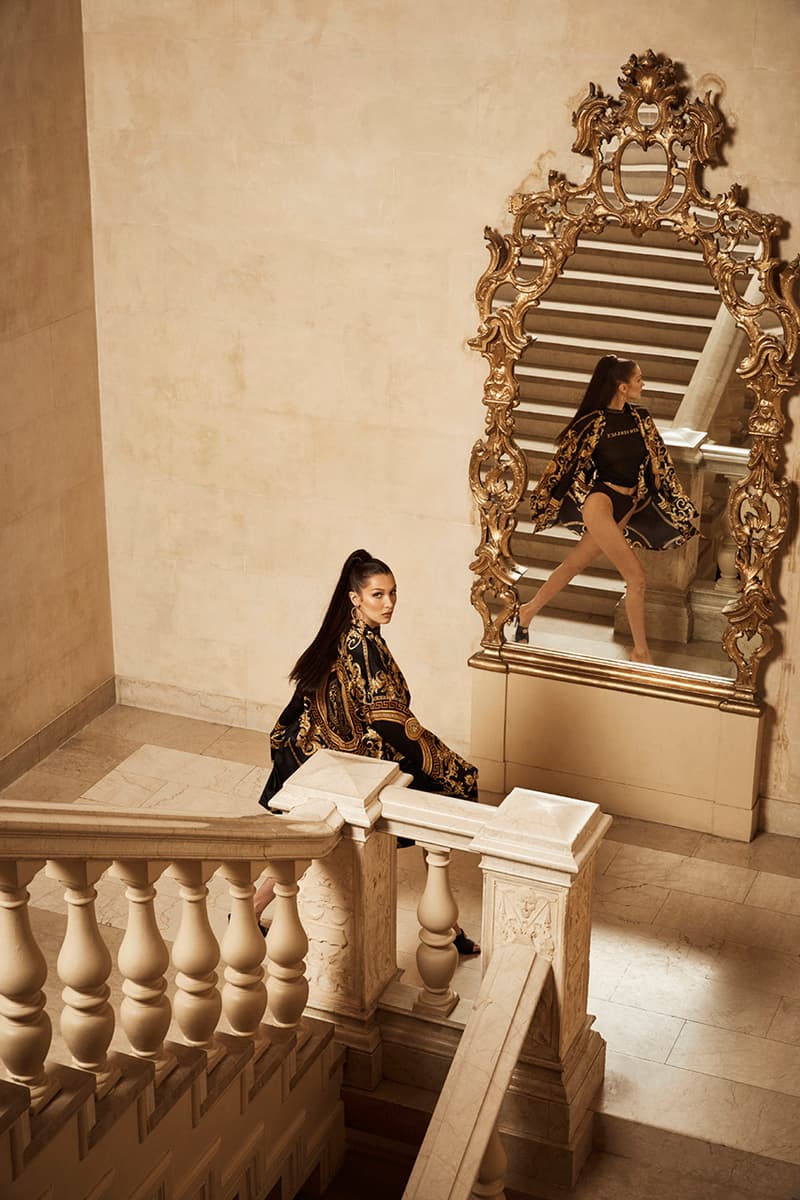 キス ヴェルサーチェ ベルサーチ ロニーファイグ ベラハディッド キャンペーン KITH PARK Versace Collaboration Bella Hadid Campaign imagery photographs february 15 2019 drop release date info buy sell sale fall winter 2019 exclusive