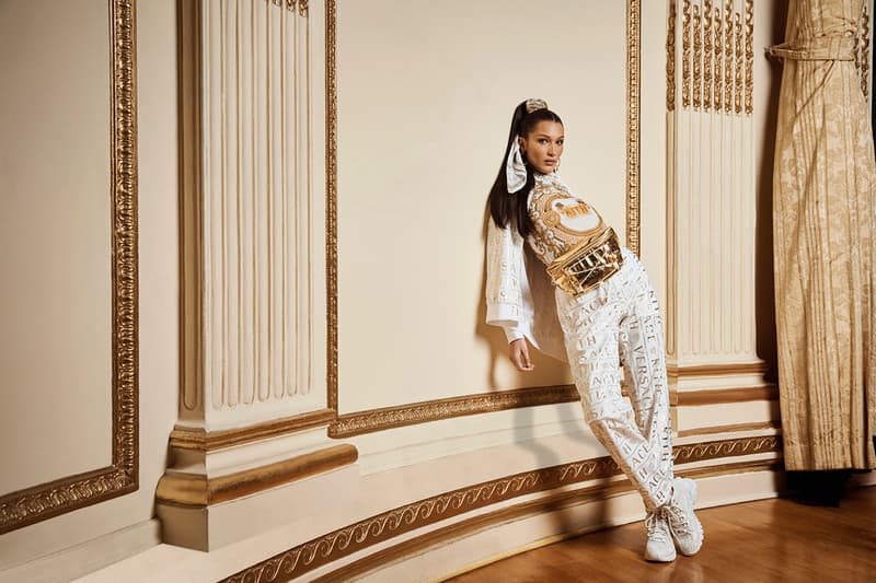 キス ヴェルサーチェ ベルサーチ ロニーファイグ ベラハディッド キャンペーン KITH PARK Versace Collaboration Bella Hadid Campaign imagery photographs february 15 2019 drop release date info buy sell sale fall winter 2019 exclusive