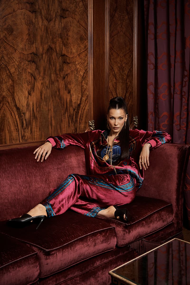 キス ヴェルサーチェ ベルサーチ ロニーファイグ ベラハディッド キャンペーン KITH PARK Versace Collaboration Bella Hadid Campaign imagery photographs february 15 2019 drop release date info buy sell sale fall winter 2019 exclusive