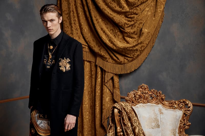 キス ロニーファイグ ヴェルサーチェ ベルサーチ コラボコレクション ラッキー・ブルー・スミス kith versace mens spring summer 2019 fall winter2018 collection lookbook lucky blue smith ronnie fieg
