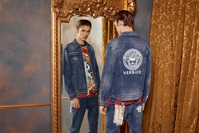 キス　ロニーファイグ　ヴェルサーチェ ベルサーチ　コラボコレクション　ラッキー・ブルー・スミス　kith versace mens spring summer 2019 fall winter2018 collection lookbook lucky blue smith ronnie fieg