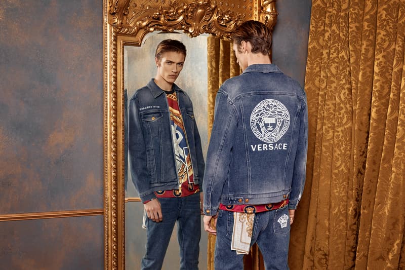 キス ロニーファイグ ヴェルサーチェ ベルサーチ コラボコレクション ラッキー・ブルー・スミス kith versace mens spring summer 2019 fall winter2018 collection lookbook lucky blue smith ronnie fieg