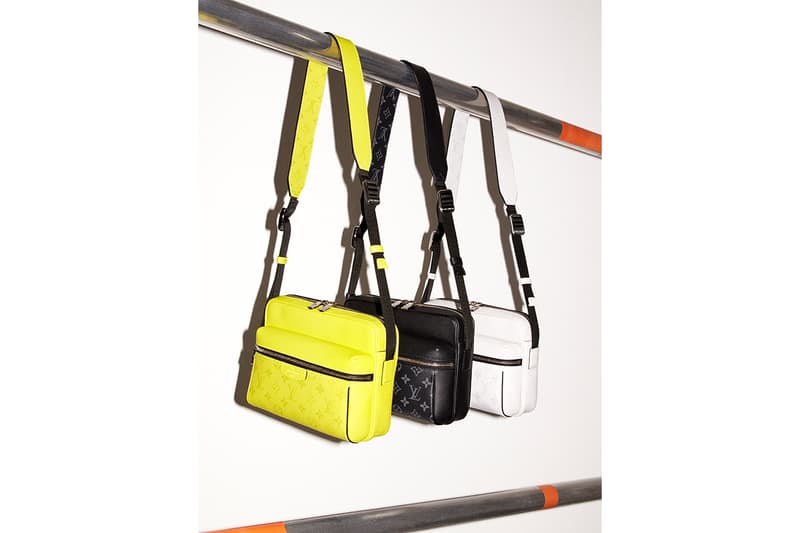 ルイヴィトン バッグ コレクション タイガレザーLouis Vuitton Debuts Taïgarama Leather Goods Line virgil abloh bags accessories lv blue yellow black white backpacks sidebags luggage