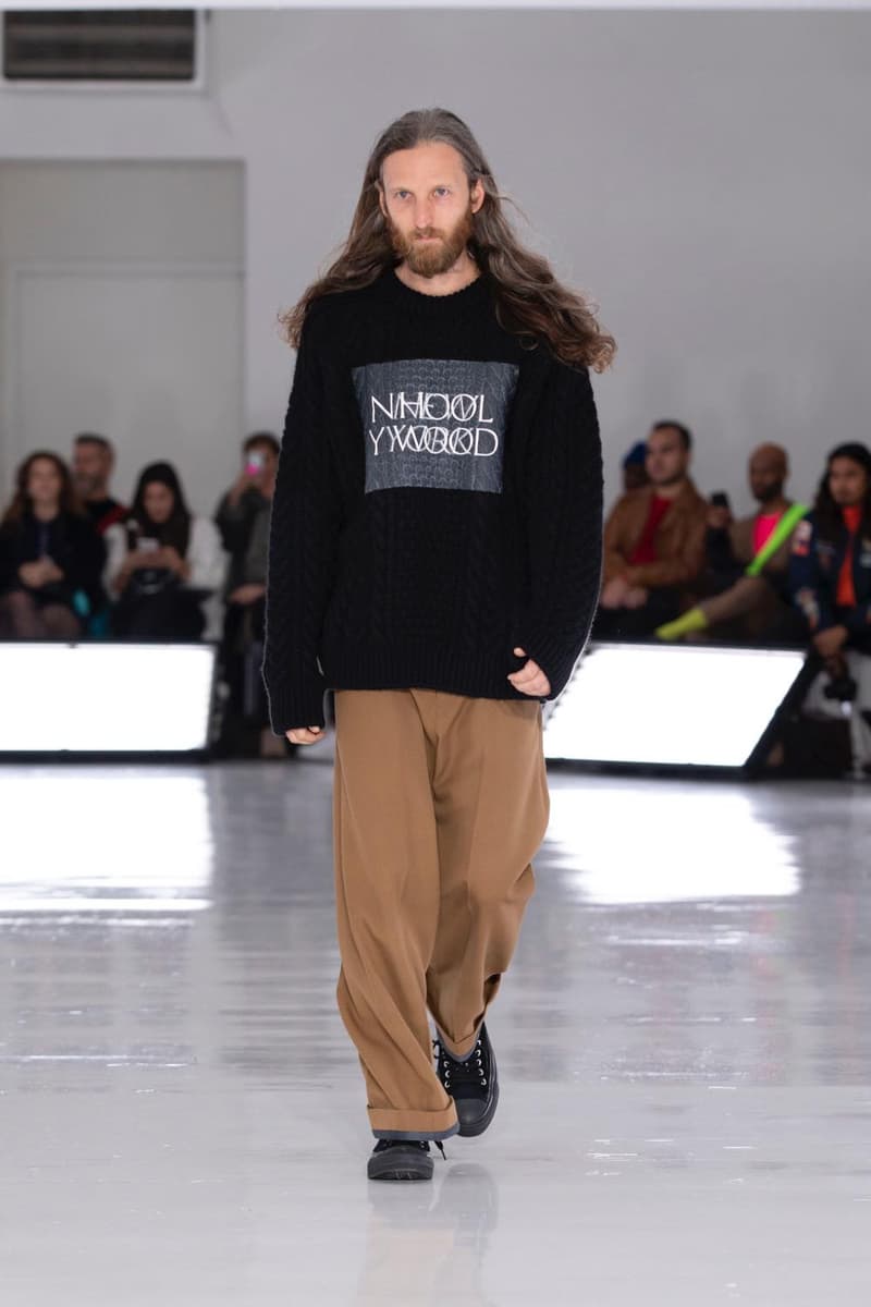 N.HOOLYWOOD エヌハリウッド 2019年秋 コレクション フォール FALL ニューヨーク ファションウィーク ランウェイ new Balance Converse Addict
