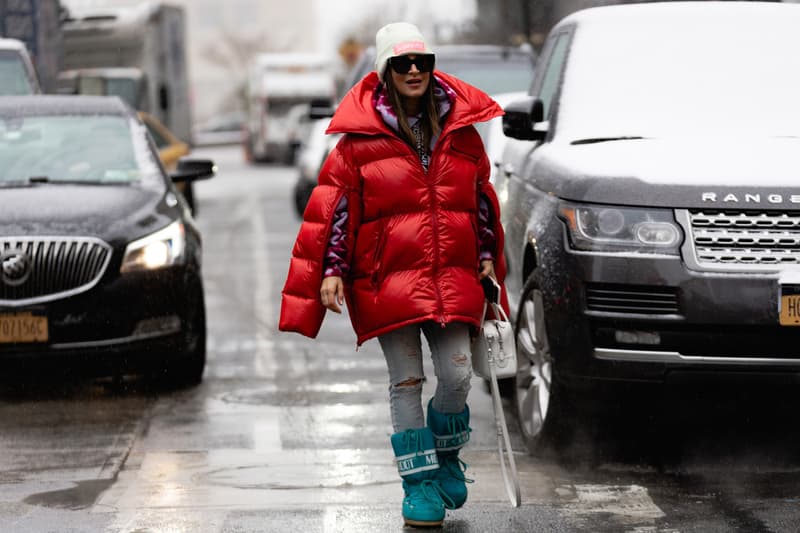 ニューヨークファッションウィーク ストリートスタイル ストリートスナップ コレクション New York Fashion Week FW19 fall winter 2019 city Street Style Snaps outfits photograph calvin klein dior nike air max tn tuned palm angels louis vuitton off white blazer puma ader error prada 18 east