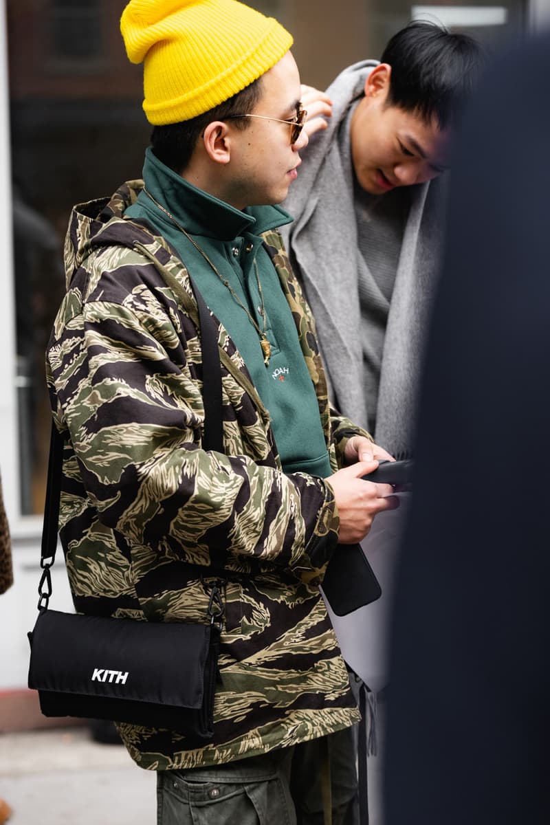 ニューヨークファッションウィーク ストリートスタイル ストリートスナップ コレクション New York Fashion Week FW19 fall winter 2019 city Street Style Snaps outfits photograph calvin klein dior nike air max tn tuned palm angels louis vuitton off white blazer puma ader error prada 18 east