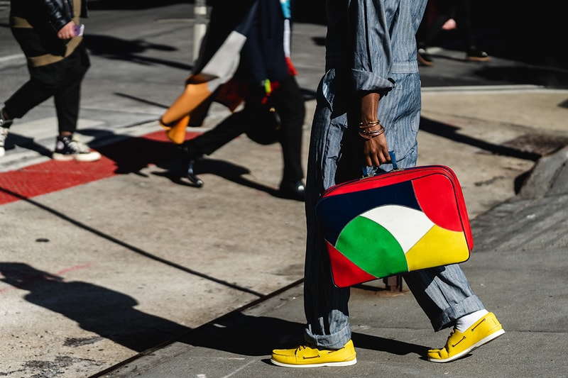 ニューヨーク　メンズ　ファッションウィーク 秋冬 ストリートスナップ ハイプビースト New York Fashion Week FW19 fall winter 2019 city Street Style Snaps outfits photograph calvin klein dior nike air max tn tuned palm angels louis vuitton off white blazer puma ader error prada 18 east