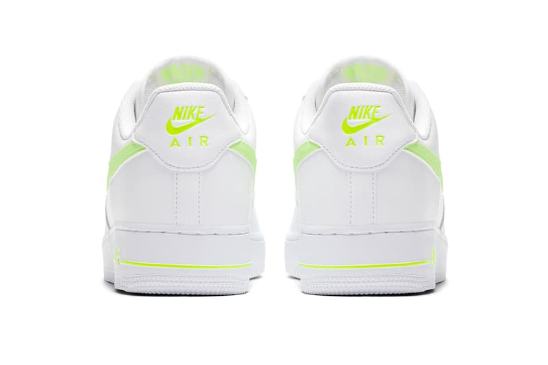 ナイキ　レザー　メッシュ　スニーカー　Nike Mixes Leather and Mesh on New Air Force 1s black red white volt grey blue release info images price footwear