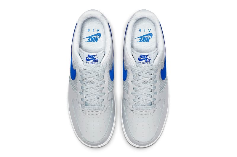 ナイキ　レザー　メッシュ　スニーカー　Nike Mixes Leather and Mesh on New Air Force 1s black red white volt grey blue release info images price footwear