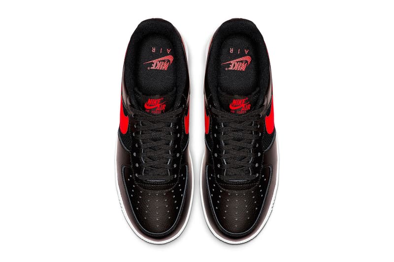 ナイキ レザー メッシュ スニーカー Nike Mixes Leather and Mesh on New Air Force 1s black red white volt grey blue release info images price footwear