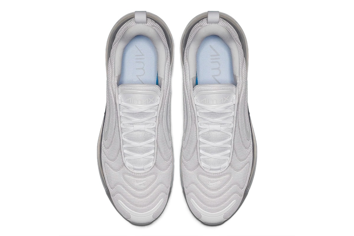 ナイキ　エアマックス　最新モデル　ホワイト　スニーカー　Nike Air Max 720 Gets a Metallic White Makeover images release drop date info price footwear sportswear