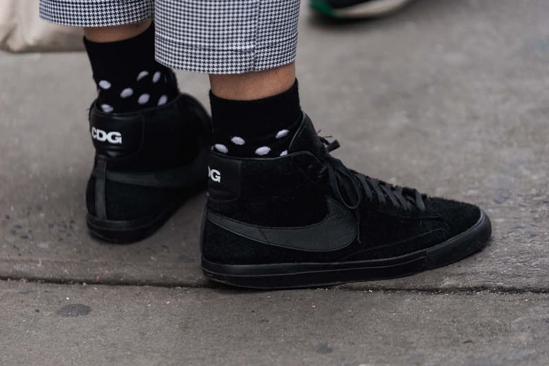 ニューヨークファッションウィーク ストリートスタイル ストリートスナップ コレクション New York Fashion Week FW19 fall winter 2019 city Street Style Snaps outfits photograph calvin klein dior nike air max tn tuned palm angels louis vuitton off white blazer puma ader error prada 18 east
