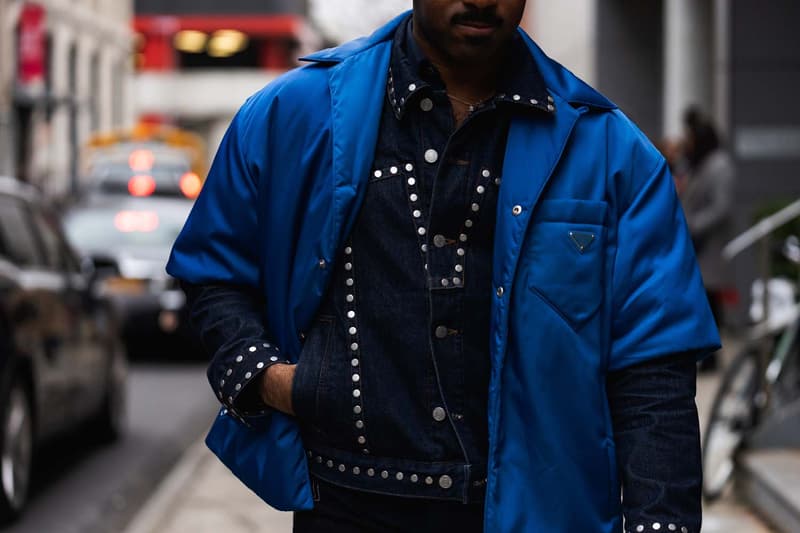 ニューヨークファッションウィーク ストリートスタイル ストリートスナップ コレクション New York Fashion Week FW19 fall winter 2019 city Street Style Snaps outfits photograph calvin klein dior nike air max tn tuned palm angels louis vuitton off white blazer puma ader error prada 18 east