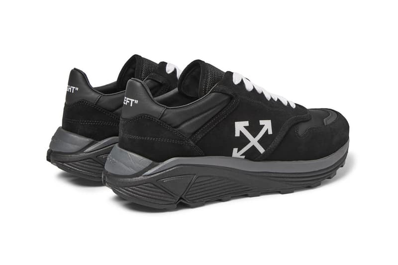 ヴァージル・アブロー オフホワイト Off-White Jogger Suede And Shell Sneakers Info Mr. Porter Retail sneakers chunky shopping online virgil abloh trainers footwear sneakers kicks 