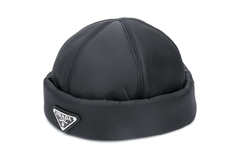 プラダ Prada キャップ ハット ヘッドウェア オンライン ナイロン アクセサリー ビーニー