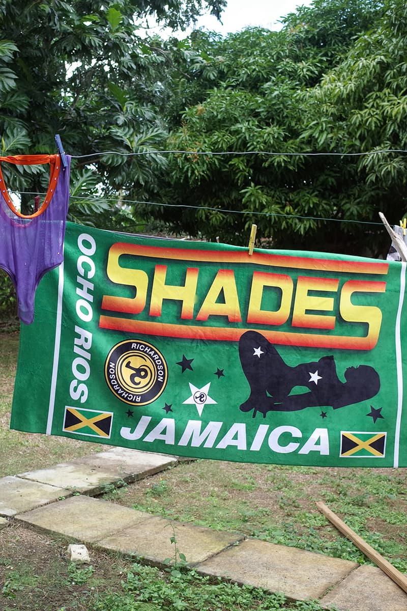 リチャードソン　ジャマイカ　ストリップクラブ　コラボ　カプセルコレクション　Richardson shades jamaica nightclub exotic dancers strippers tee shirt long sleeve hoodie key chain pouch towel slide sandals