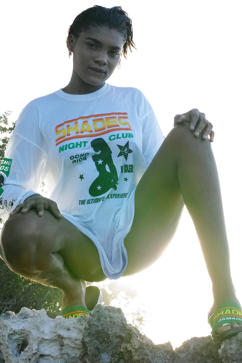 リチャードソン　ジャマイカ　ストリップクラブ　コラボ　カプセルコレクション　Richardson shades jamaica nightclub exotic dancers strippers tee shirt long sleeve hoodie key chain pouch towel slide sandals