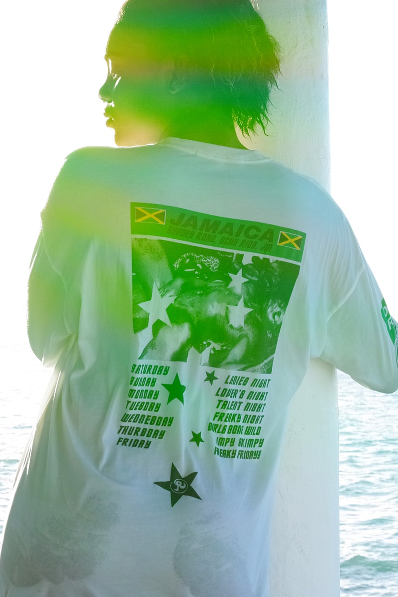 リチャードソン　ジャマイカ　ストリップクラブ　コラボ　カプセルコレクション　Richardson shades jamaica nightclub exotic dancers strippers tee shirt long sleeve hoodie key chain pouch towel slide sandals
