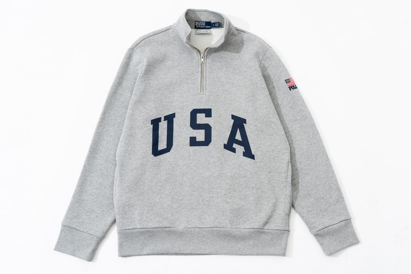 Ron Herman が POLO Ralph Lauren に別注をかけた“USAロゴ”コレクションを発売 USA旋風に追い打ちをかけるモダンなハーフジップスウェット、Tシャツ、キャップのミニカプセルが爆誕 