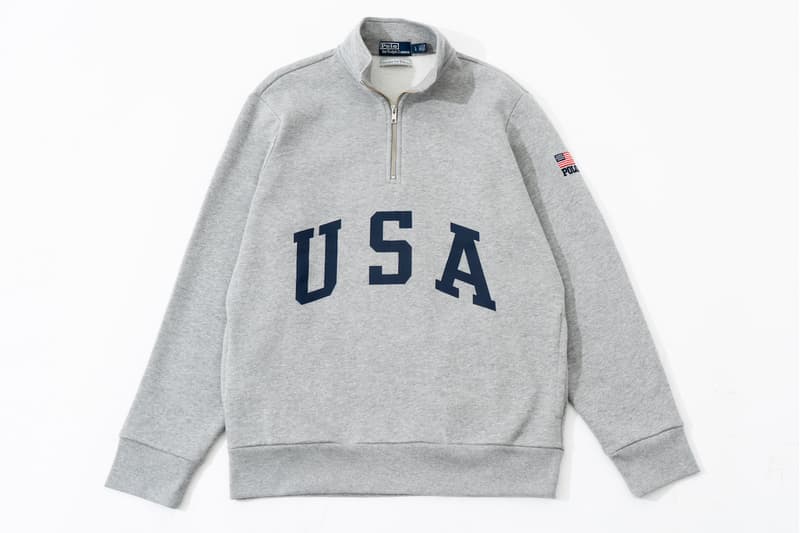 Ron Herman が POLO Ralph Lauren に別注をかけた“USAロゴ”コレクションを発売 USA旋風に追い打ちをかけるモダンなハーフジップスウェット、Tシャツ、キャップのミニカプセルが爆誕