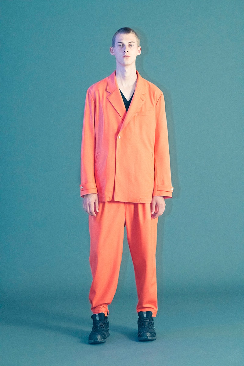 ロトル ルックブック　ROTOL Spring/Summer 2019 Lookbook japan workwear americana 3m jeans stitch detailing kimono haori jeans denim orange neon earthy tone coverall outwear jacket tshirt shirt tailoring tailor 