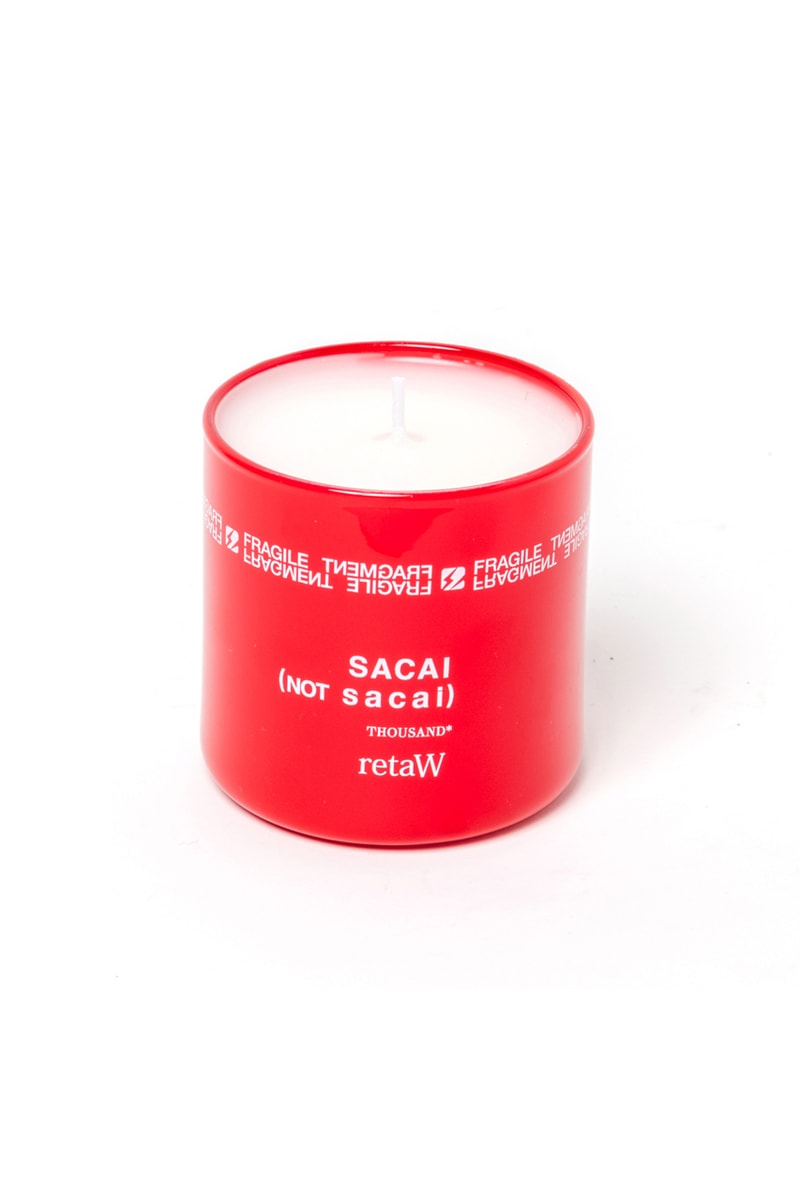 sacai まずう × FRAGMENT × retaw candle