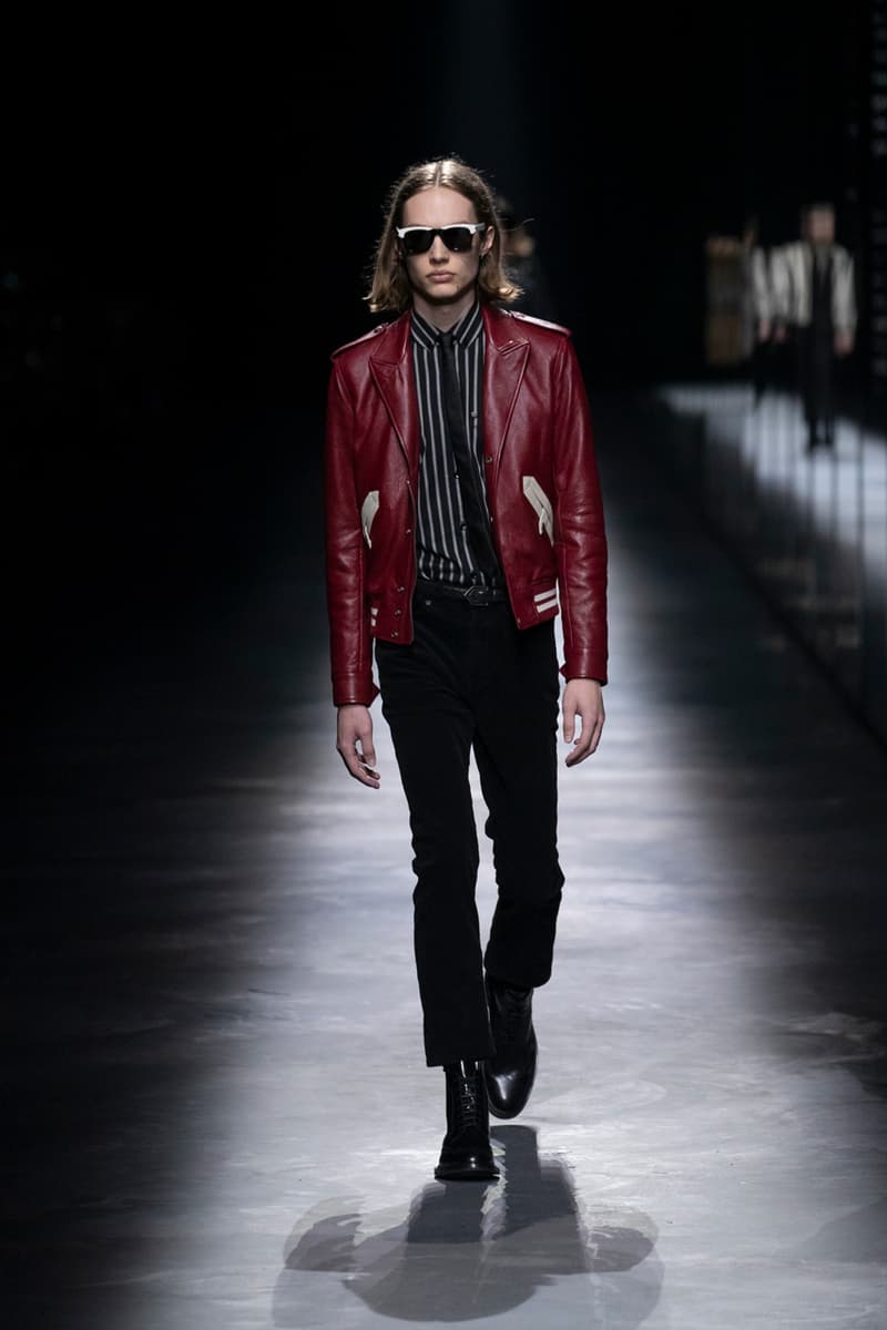 サンローラン SAINT LAURENT 2019年秋冬 ランウェイ コレクション ルック メンズ コート アウター オンライン デザイナー パリ 
