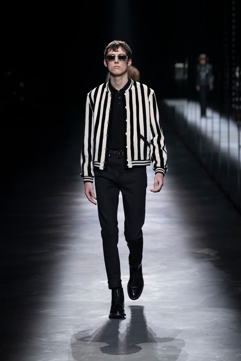 サンローラン SAINT LAURENT 2019年秋冬 ランウェイ コレクション ルック メンズ コート アウター オンライン デザイナー パリ 