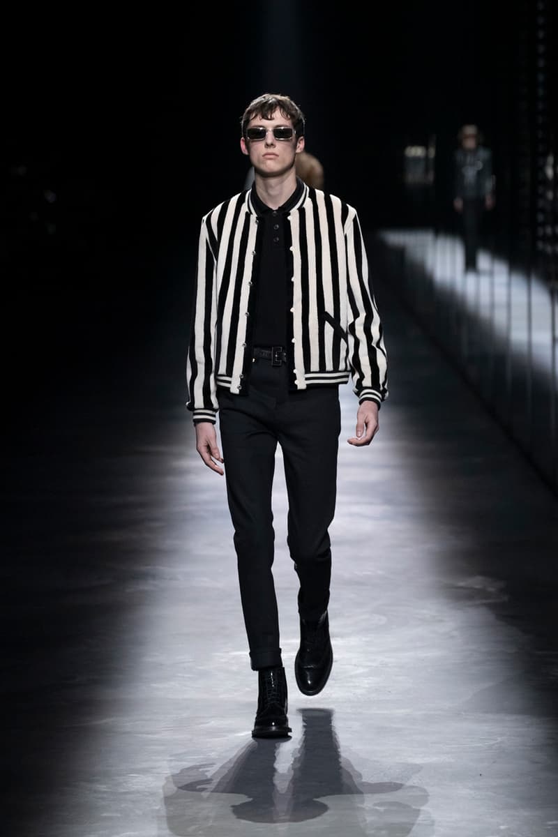 サンローラン SAINT LAURENT 2019年秋冬 ランウェイ コレクション ルック メンズ コート アウター オンライン デザイナー パリ