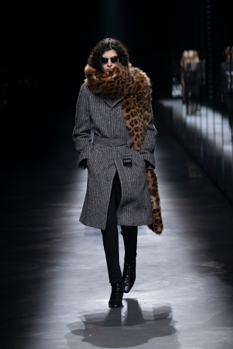 サンローラン SAINT LAURENT 2019年秋冬 ランウェイ コレクション ルック メンズ コート アウター オンライン デザイナー パリ 