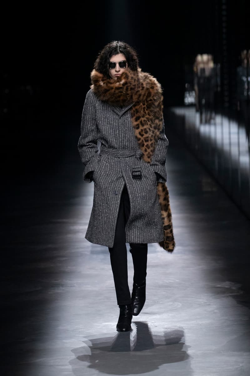 サンローラン SAINT LAURENT 2019年秋冬 ランウェイ コレクション ルック メンズ コート アウター オンライン デザイナー パリ