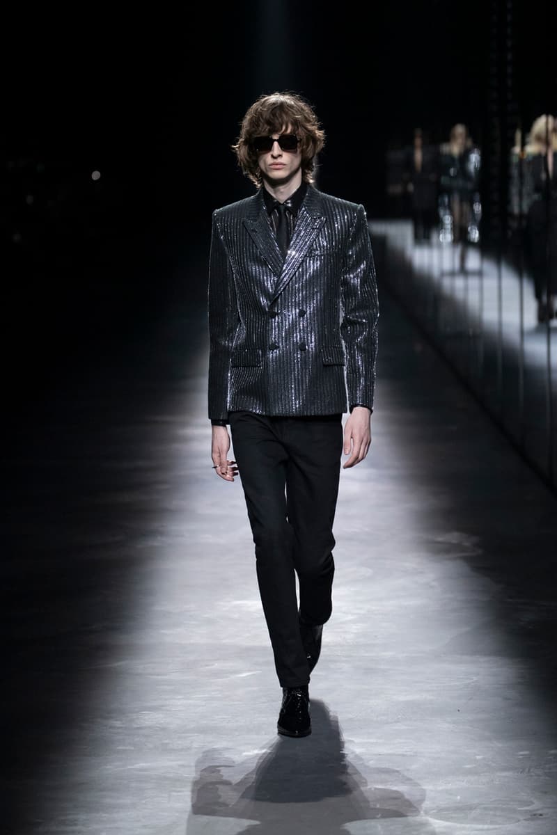 サンローラン SAINT LAURENT 2019年秋冬 ランウェイ コレクション ルック メンズ コート アウター オンライン デザイナー パリ