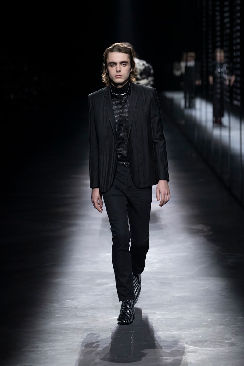 サンローラン SAINT LAURENT 2019年秋冬 ランウェイ コレクション ルック メンズ コート アウター オンライン デザイナー パリ 